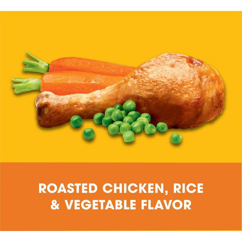 slide 3 of 9, Pedigree Roasted Chicken, Rice & Vegetable Flavor Adult Complete Nutrition Dry Dog Food - 18lbs, 18 lb