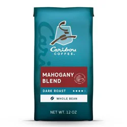 Caribou Coffee Mahogany Dark Roast Whole Bean Coffee - 12oz