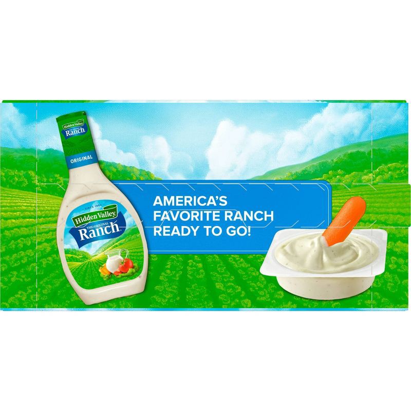 slide 12 of 13, Hidden Valley Original Ranch Salad Dressing To Go Cups - 12fl oz/8pk, 8 ct; 12 fl oz