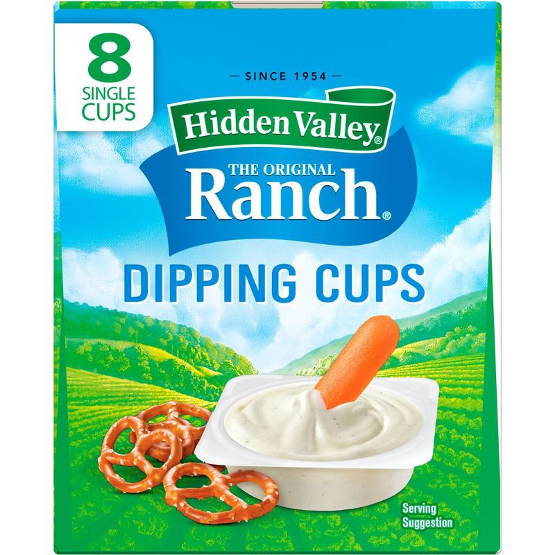 slide 11 of 13, Hidden Valley Original Ranch Salad Dressing To Go Cups - 12fl oz/8pk, 8 ct; 12 fl oz