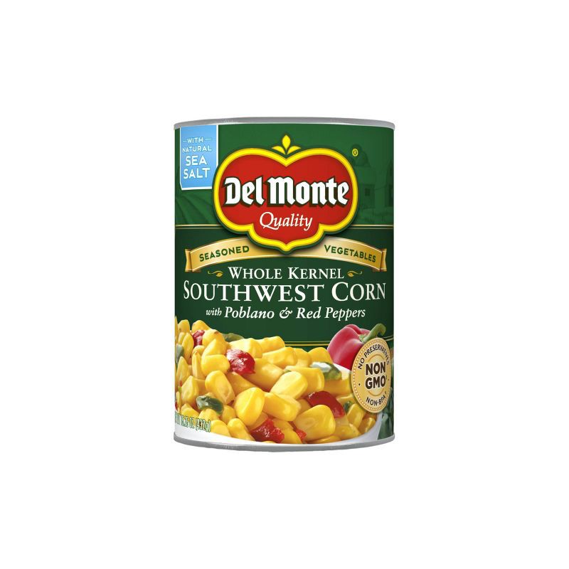 slide 2 of 4, Del Monte Southwest Corn with Poblano & Red Peppers 15.25oz, 15.25 oz
