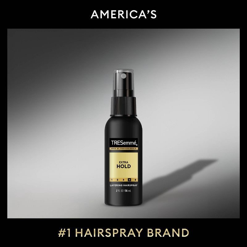 slide 5 of 9, Tresemme Extra Hold Travel Size Hairspray for 24-Hour Frizz Control - 2 fl oz, 2 fl oz