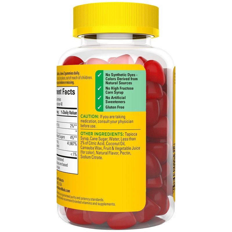 slide 8 of 16, Nature Made Energy Vitamin B12 1000 mcg Gummies - Cherry & Mixed Berry - 80ct, 80 ct