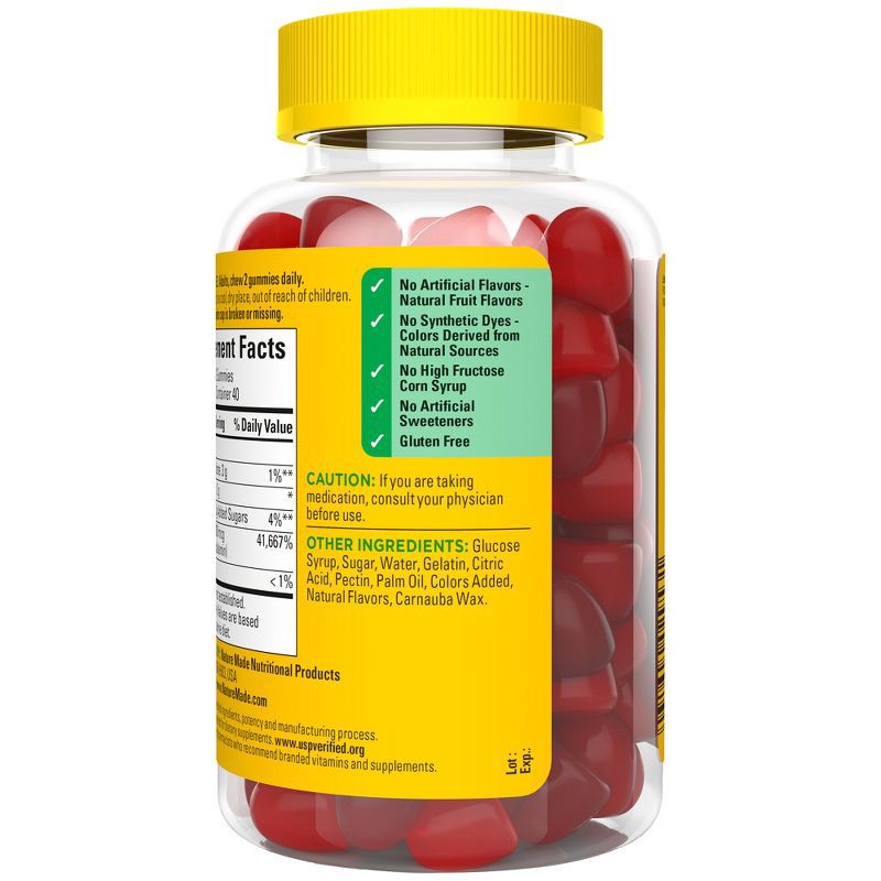 slide 9 of 16, Nature Made Energy Vitamin B12 1000 mcg Gummies - Cherry & Mixed Berry - 80ct, 80 ct