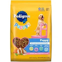 Pedigree Chicken, Grain, Rice and Vegetable Flavor Puppy Dry Dog Food - 14lbs