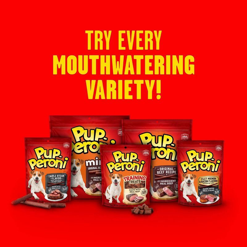 slide 7 of 7, Pup-Peroni Beef Flavor Chewy Dog Treats - 22.5oz, 22.5 oz