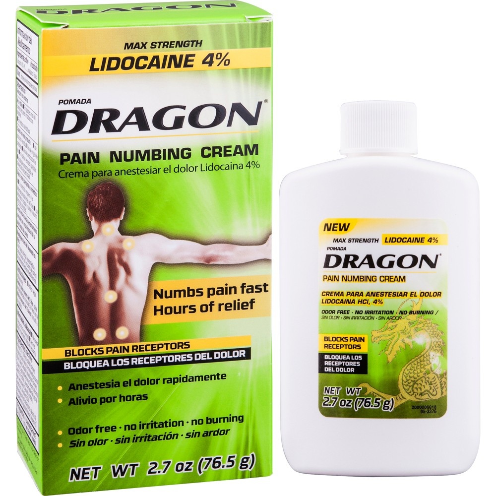 slide 5 of 5, Pomada DRAGON Dragon Cream External Analgesic with Lidocaine, 2.7 oz