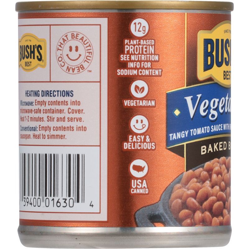 slide 3 of 7, Bush's Vegetarian Baked Beans - 8.3oz, 8.3 oz