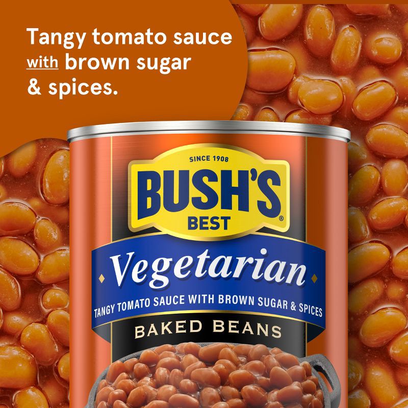 slide 4 of 8, Bush's Vegetarian Baked Beans - 8.3oz, 8.3 oz