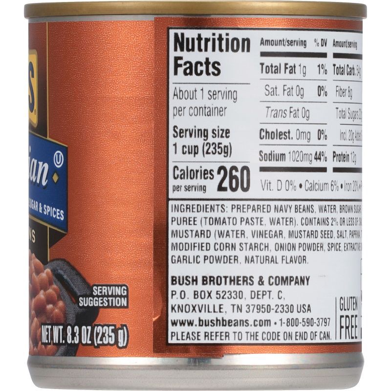 slide 4 of 7, Bush's Vegetarian Baked Beans - 8.3oz, 8.3 oz