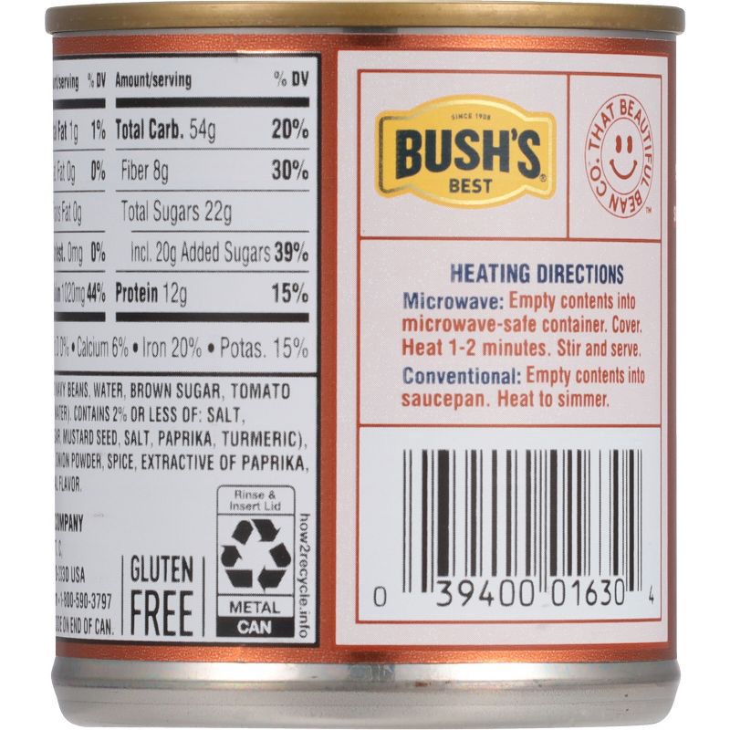 slide 5 of 7, Bush's Vegetarian Baked Beans - 8.3oz, 8.3 oz