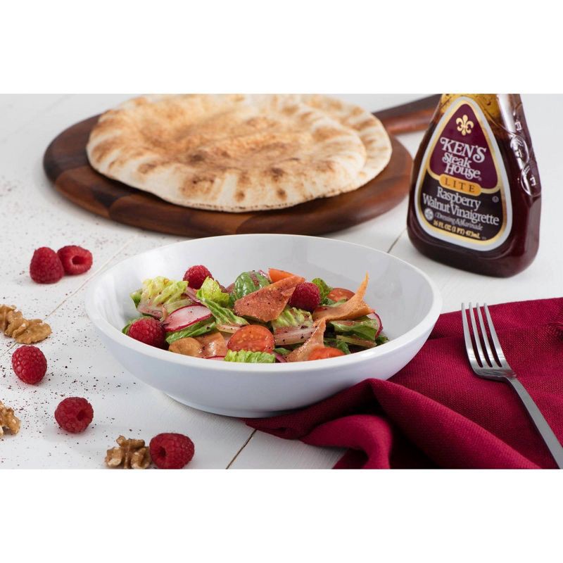 slide 2 of 3, Ken's Steakhouse Lite Raspberry Walnut Vinaigrette Dressing 16fl oz, 16 fl oz