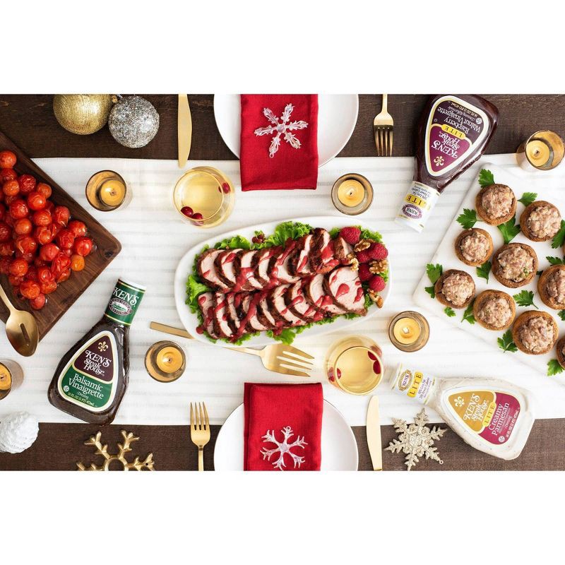 slide 3 of 3, Ken's Steakhouse Lite Raspberry Walnut Vinaigrette Dressing 16fl oz, 16 fl oz