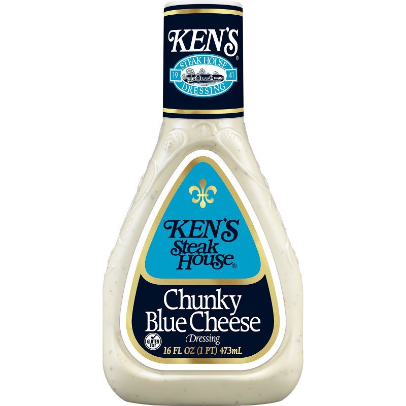slide 3 of 7, Ken's Steak House Chunky Blue Cheese Salad Dressing - 16fl oz, 16 fl oz