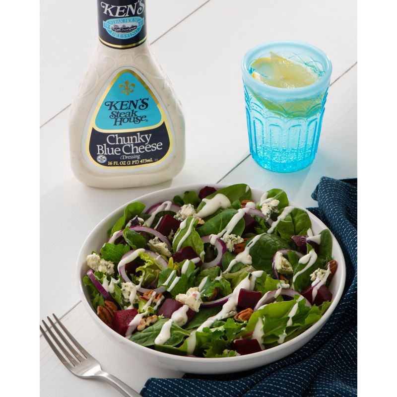 slide 7 of 7, Ken's Steak House Chunky Blue Cheese Salad Dressing - 16fl oz, 16 fl oz