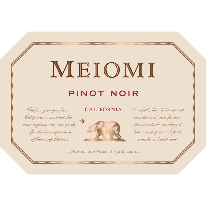 slide 12 of 13, Meiomi Pinot Noir Red Wine - 750ml Bottle, 750 ml