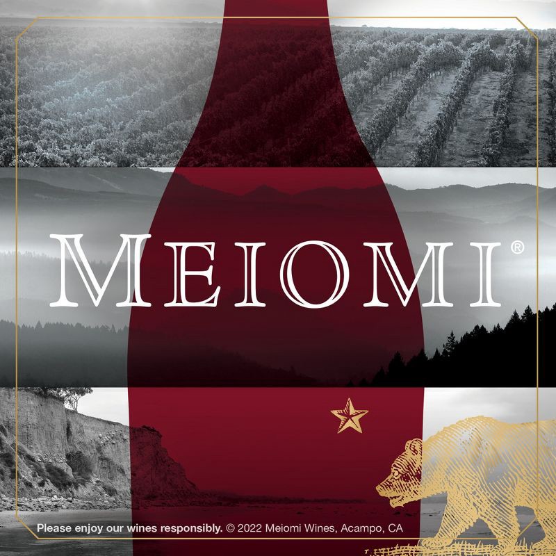 slide 10 of 13, Meiomi Pinot Noir Red Wine - 750ml Bottle, 750 ml