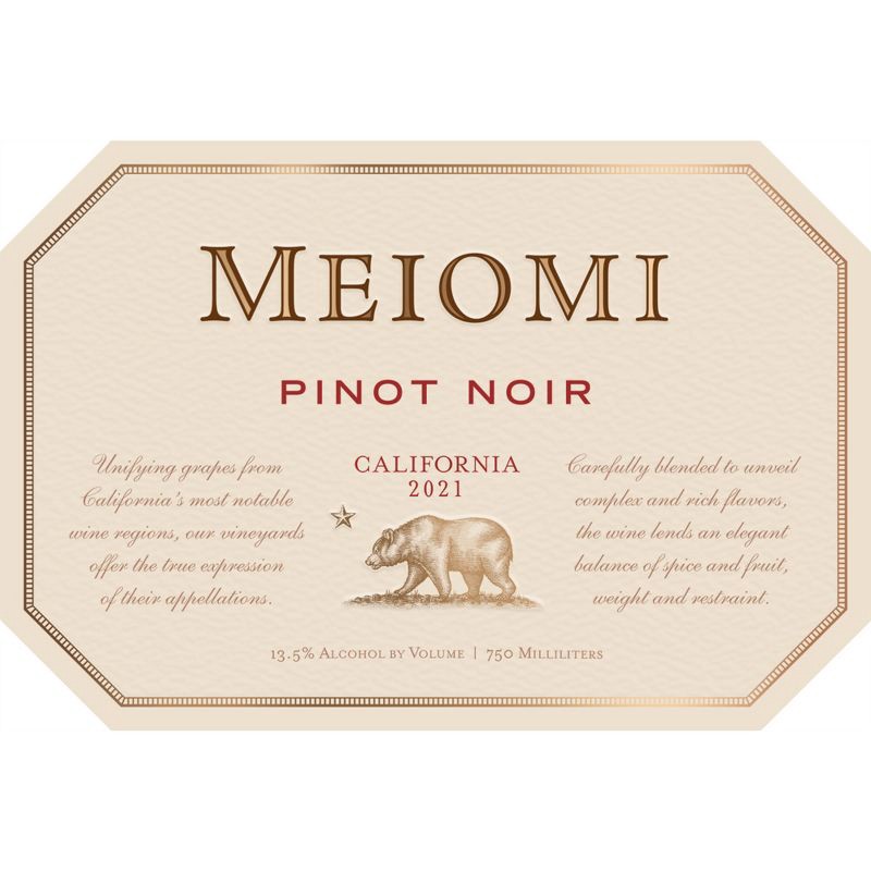 slide 11 of 13, Meiomi Pinot Noir Red Wine - 750ml Bottle, 750 ml