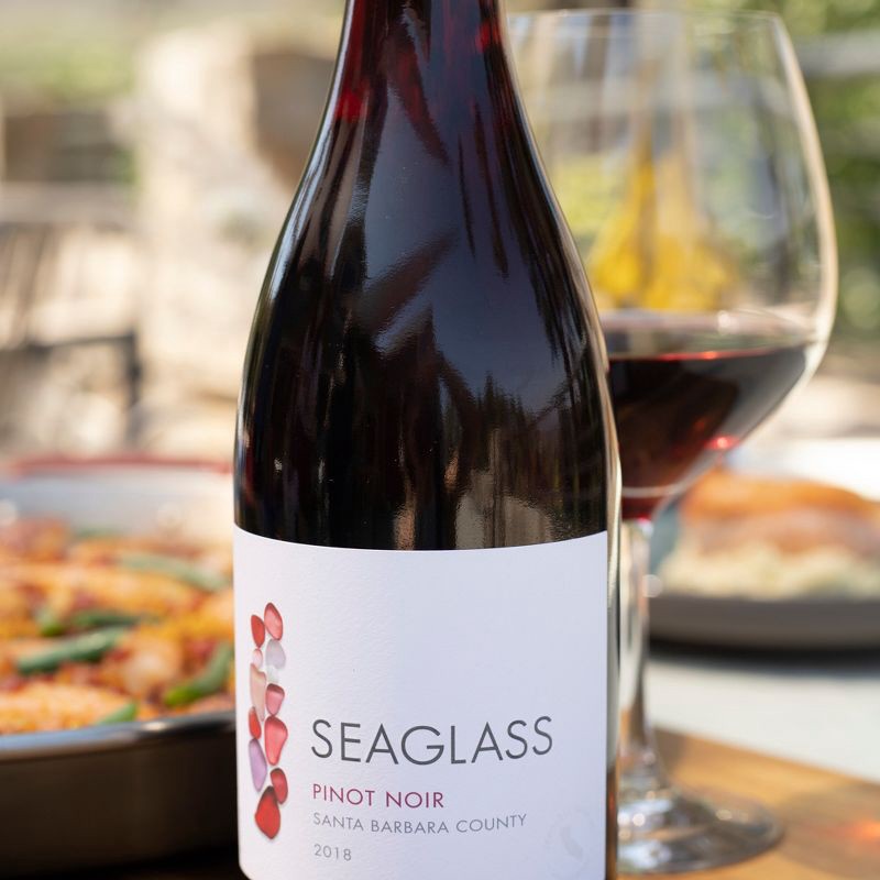 slide 2 of 6, SEAGLASS Pinot Noir Red Wine - 750ml Bottle, 750 ml