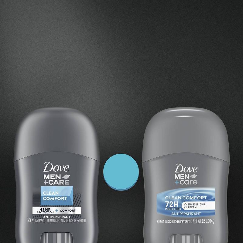 slide 3 of 6, Dove Men+Care 72-Hour Antiperspirant & Deodorant Stick - Trial Size - Clean Comfort - 0.5 oz, 0.5 oz