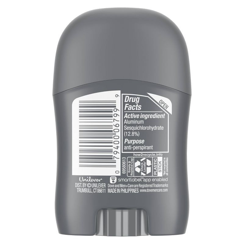 slide 5 of 6, Dove Men+Care 72-Hour Antiperspirant & Deodorant Stick - Trial Size - Clean Comfort - 0.5 oz, 0.5 oz