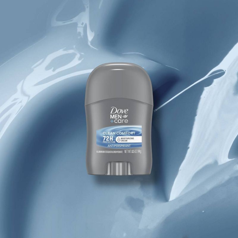 slide 6 of 6, Dove Men+Care 72-Hour Antiperspirant & Deodorant Stick - Trial Size - Clean Comfort - 0.5 oz, 0.5 oz