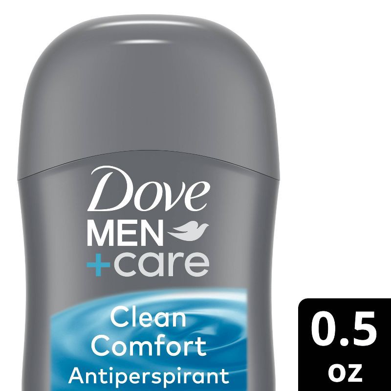 slide 1 of 6, Dove Men+Care 72-Hour Antiperspirant & Deodorant Stick - Trial Size - Clean Comfort - 0.5 oz, 0.5 oz