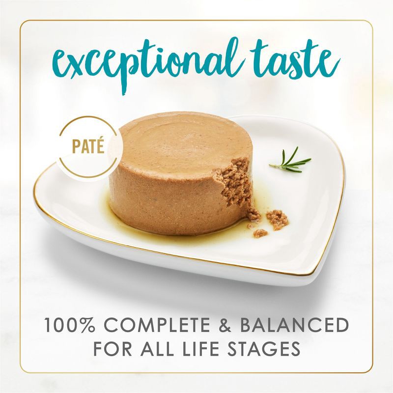 slide 3 of 9, Purina Fancy Feast Classic Paté Gourmet with Fish Wet Cat Food Seafood Feast - 3oz, 3 oz
