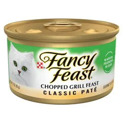 Purina Fancy Feast Grain Free Chopped Grill Feast Classic Paté Chicken Flavor Wet Cat Food - 3oz