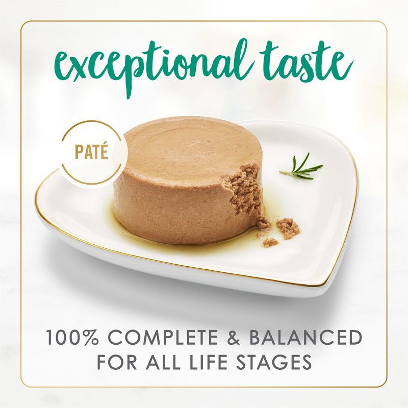 slide 3 of 9, Purina Fancy Feast Classic Paté Gourmet Wet Cat Food with Fish Flavour Feast - 3oz, 3 oz