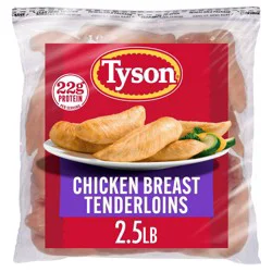 Tyson All Natural Chicken Tenderloins - Frozen - 40oz