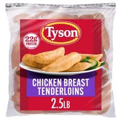 Tyson All Natural Chicken Tenderloins - Frozen - 40oz