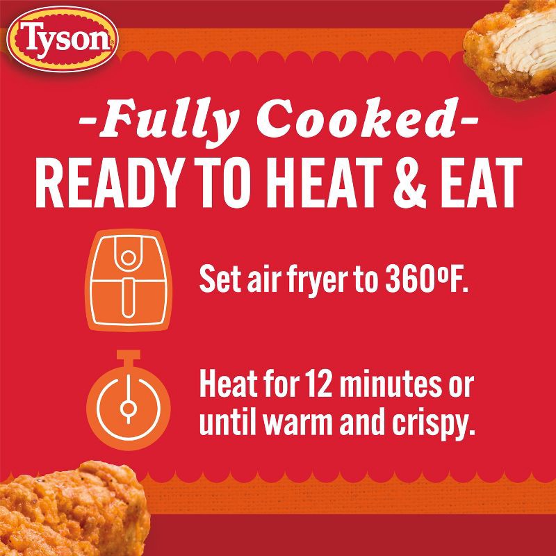 slide 4 of 7, Tyson Buffalo Style Chicken Strips - Frozen - 25oz, 25 oz