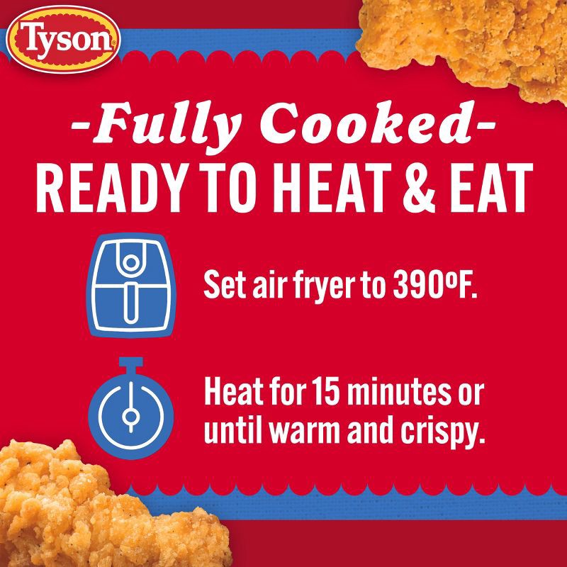 slide 5 of 7, Tyson All Natural Crispy Chicken Strips - Frozen - 25oz, 25 oz