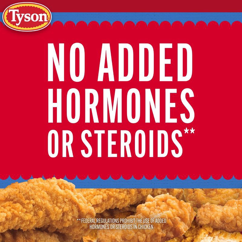 slide 6 of 7, Tyson All Natural Crispy Chicken Strips - Frozen - 25oz, 25 oz