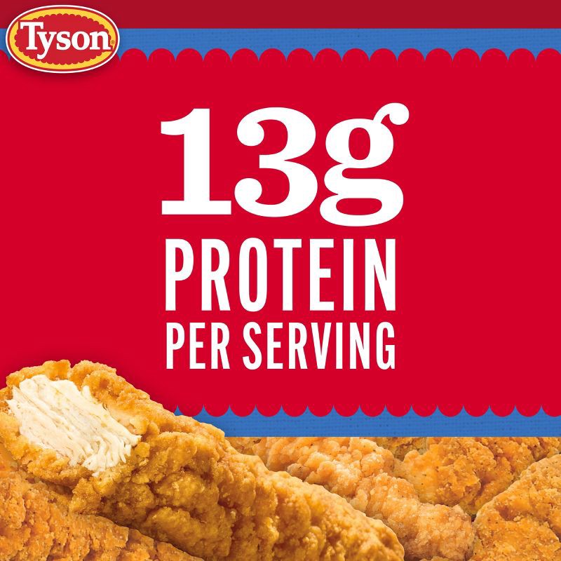 slide 7 of 7, Tyson All Natural Crispy Chicken Strips - Frozen - 25oz, 25 oz