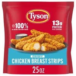 Tyson All Natural Crispy Chicken Strips - Frozen - 25oz
