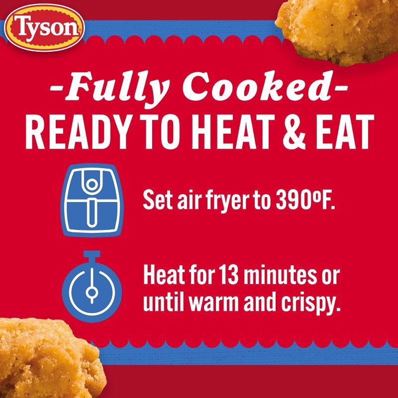 slide 4 of 7, Tyson Any'tizers Frozen Crispy Boneless Chicken Bites - 24oz, 24 oz