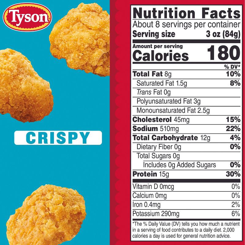 slide 8 of 12, Tyson Any'tizers Frozen Crispy Boneless Chicken Bites - 24oz, 24 oz