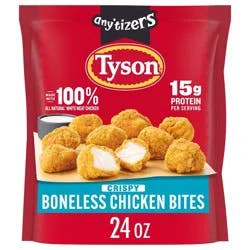 Tyson Any'tizers Frozen Crispy Boneless Chicken Bites - 24oz