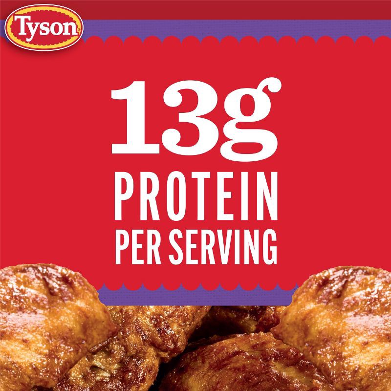 slide 2 of 7, Tyson Any'tizers Honey BBQ Bone-In Chicken Wings - Frozen - 22oz, 22 oz