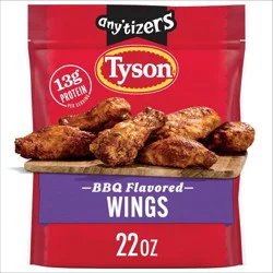 Tyson Any'tizers Honey BBQ Bone-In Chicken Wings - Frozen - 22oz