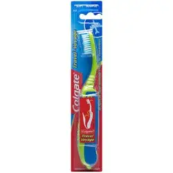 Colgate Travel Toothbrush in Foldable Compact Size with Cover - Soft - Trial Size