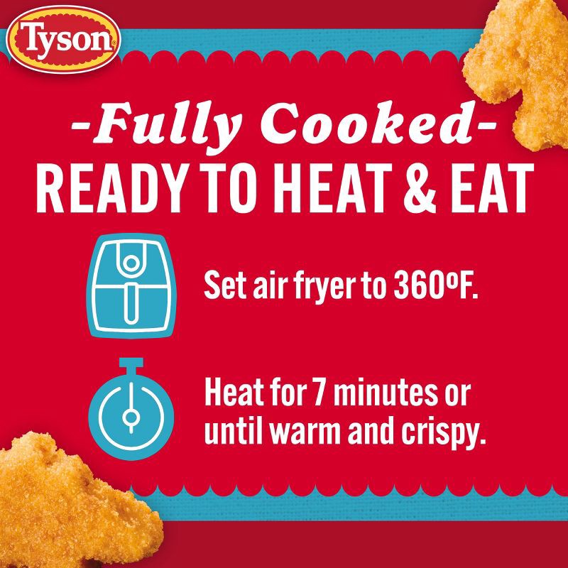 slide 4 of 7, Tyson All Natural White Meat Fun Nuggets - Frozen - 29oz, 29 oz