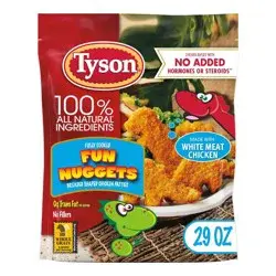 Tyson All Natural White Meat Fun Nuggets - Frozen - 29oz