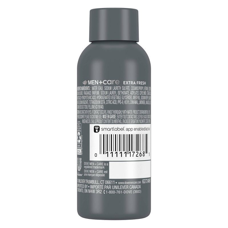 slide 2 of 7, Dove Men+Care Mini Body and Face Wash - Extra Fresh - Travel Size - 3 fl oz, 3 fl oz