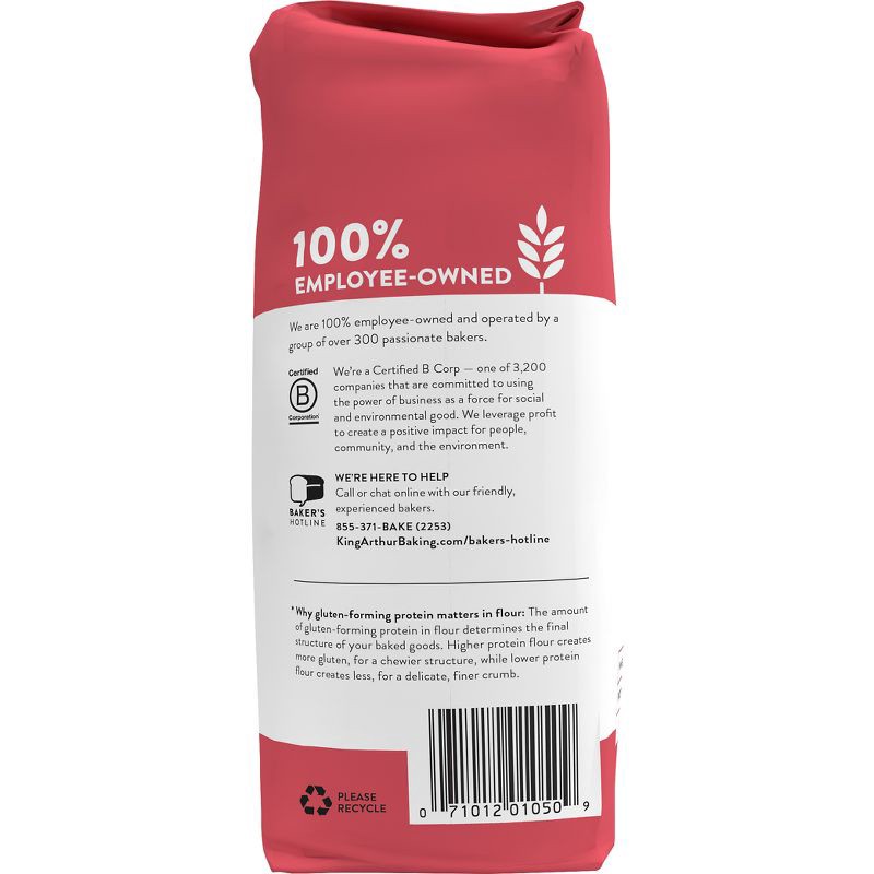 slide 4 of 9, King Arthur Flour Unbleached All-Purpose Flour - 5lbs, 5 lb