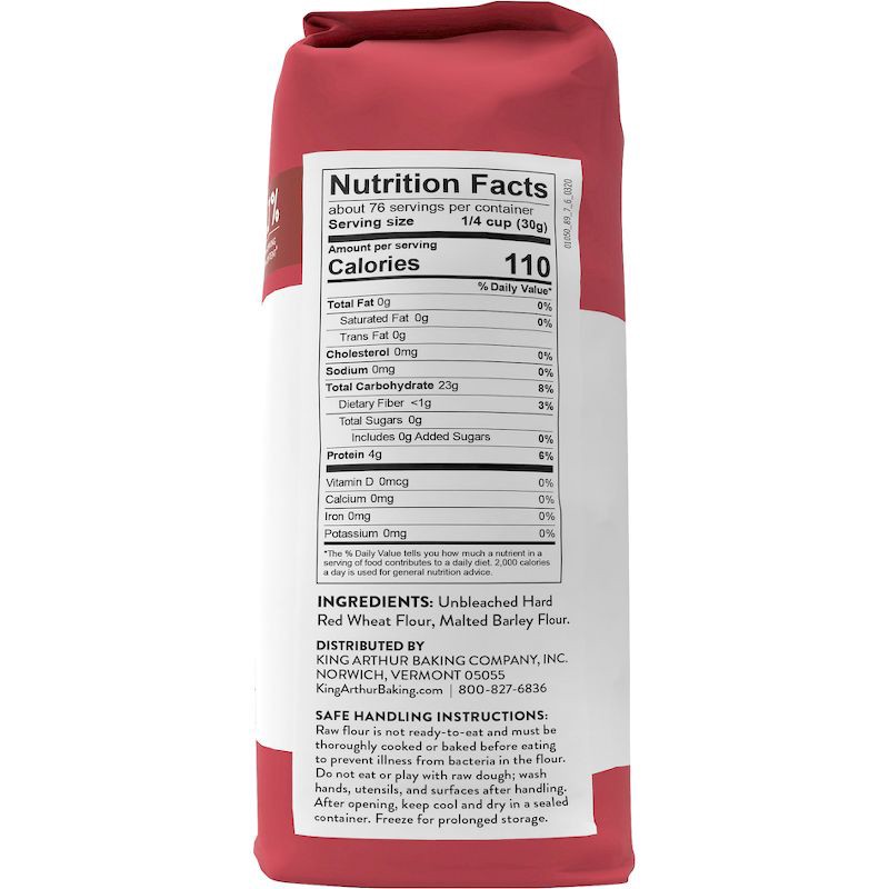 slide 7 of 9, King Arthur Flour Unbleached All-Purpose Flour - 5lbs, 5 lb
