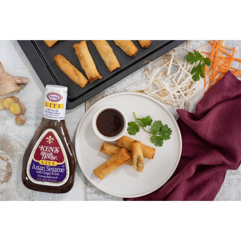 slide 3 of 3, Ken's Steakhouse Asian Sesame with Ginger & Soy Dressing -16fl oz, 16 fl oz