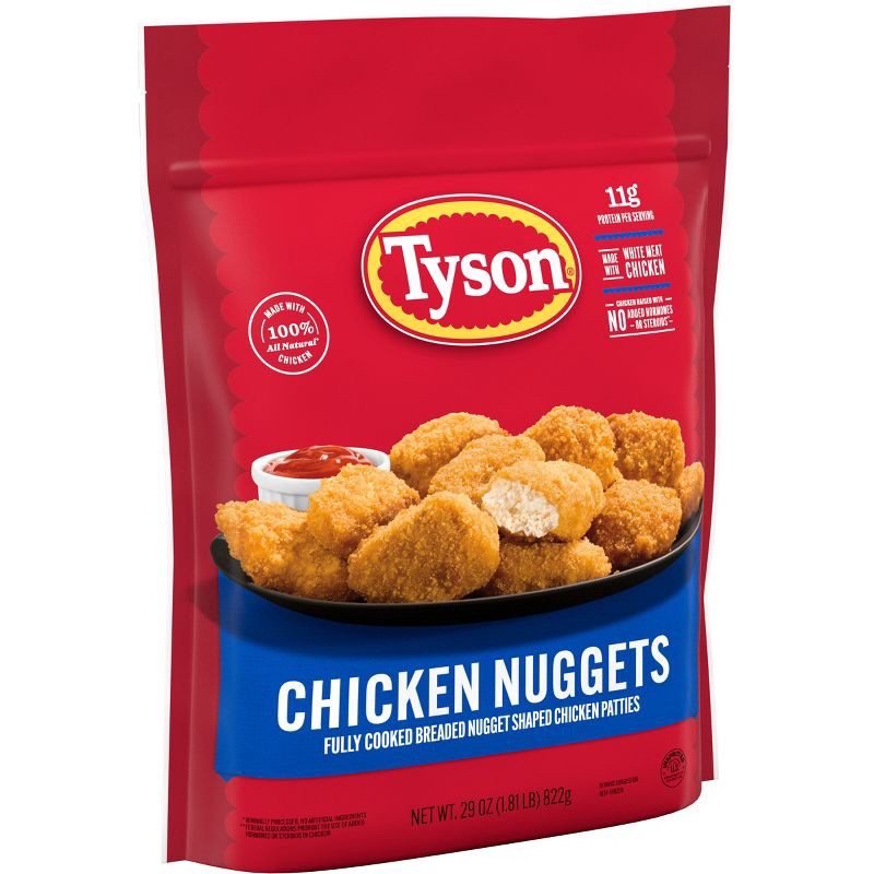 slide 3 of 7, Tyson All Natural All Natural Chicken Nuggets - Frozen - 29oz, 29 oz